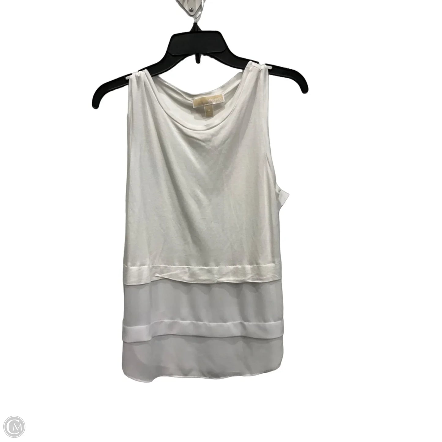 Top Sleeveless By Michael By Michael Kors In White, Size: M