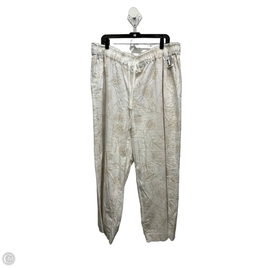 Pants Lounge By Lane Bryant In White, Size: 20
