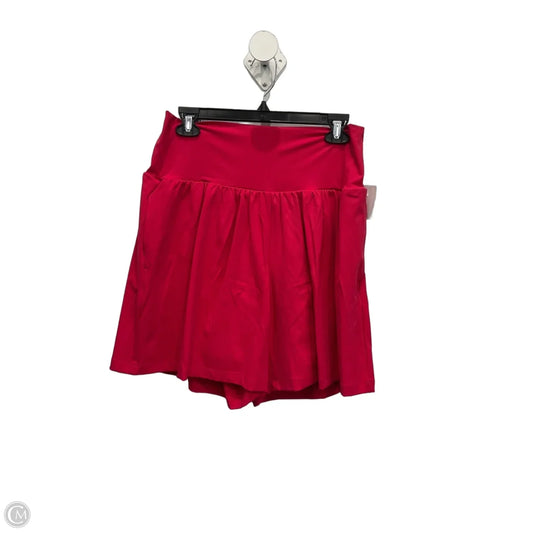 Athletic Skort By Halara In Pink, Size: 1x