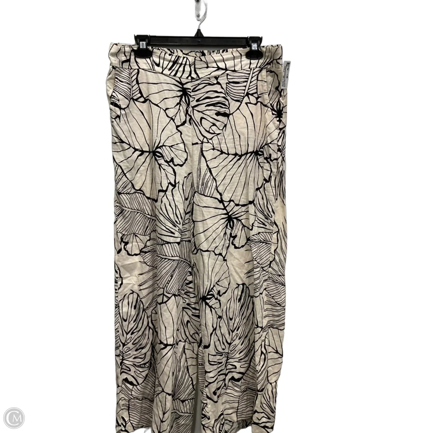 Pants Set 2pc By Rachel Zoe In Black & Tan, Size: L