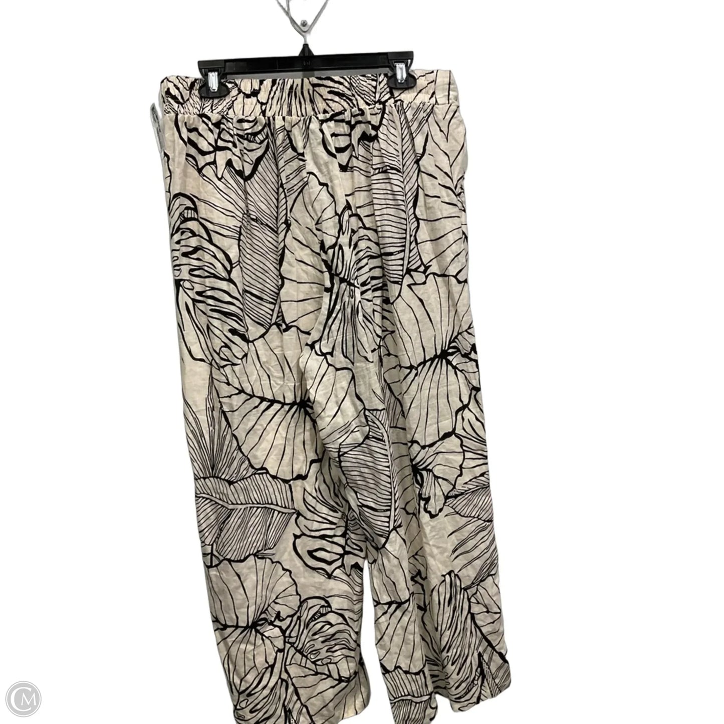 Pants Set 2pc By Rachel Zoe In Black & Tan, Size: L