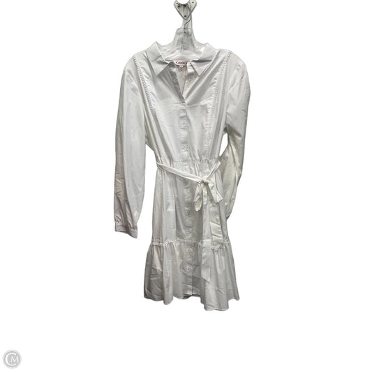 Dress Casual Midi By Nanette By Nanette Lepore In White, Size: L