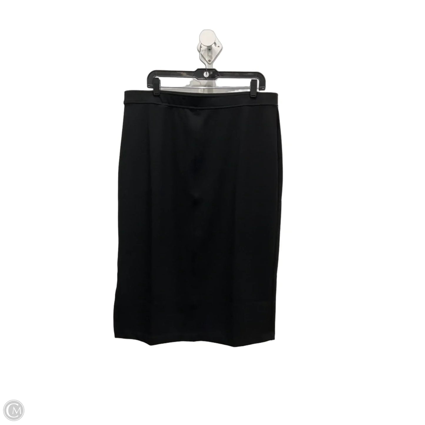 Skirt Midi By Talbots In Black, Size: Xlp