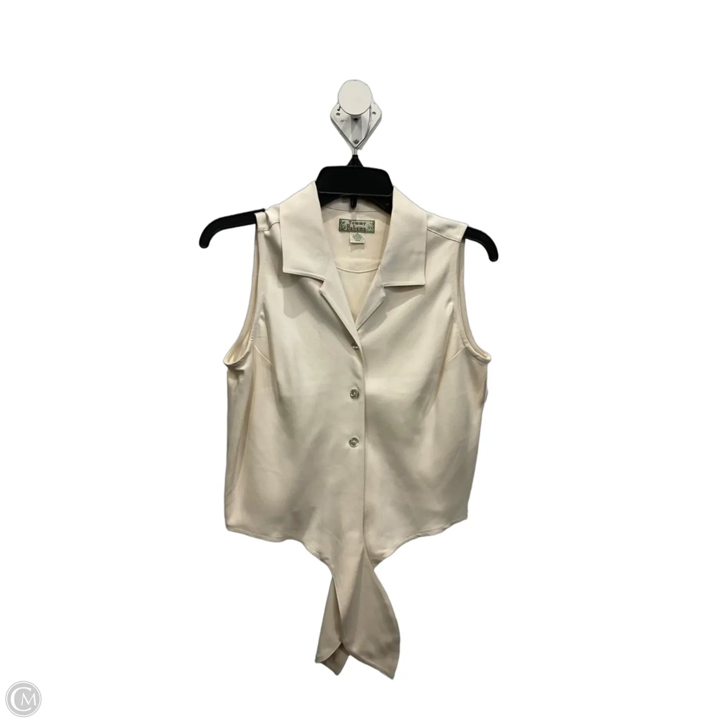 Blouse Sleeveless By Tommy Bahama In Cream, Size: S