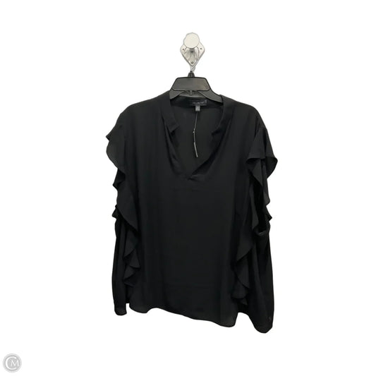 Top Sleeveless By Limited In Black, Size: 3x