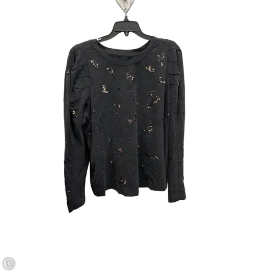 Top Long Sleeve By Pilcro In Grey, Size: 2x