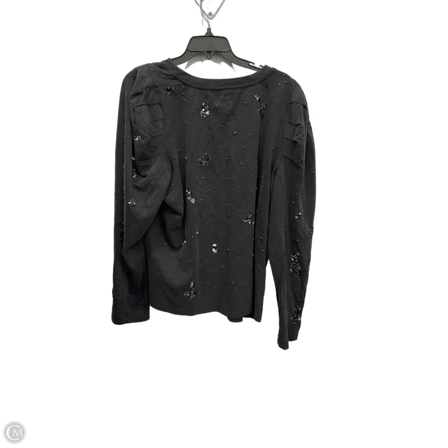 Top Long Sleeve By Pilcro In Grey, Size: 2x