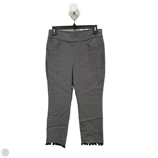 Pants Cropped By Chicos In Black & White, Size: 2