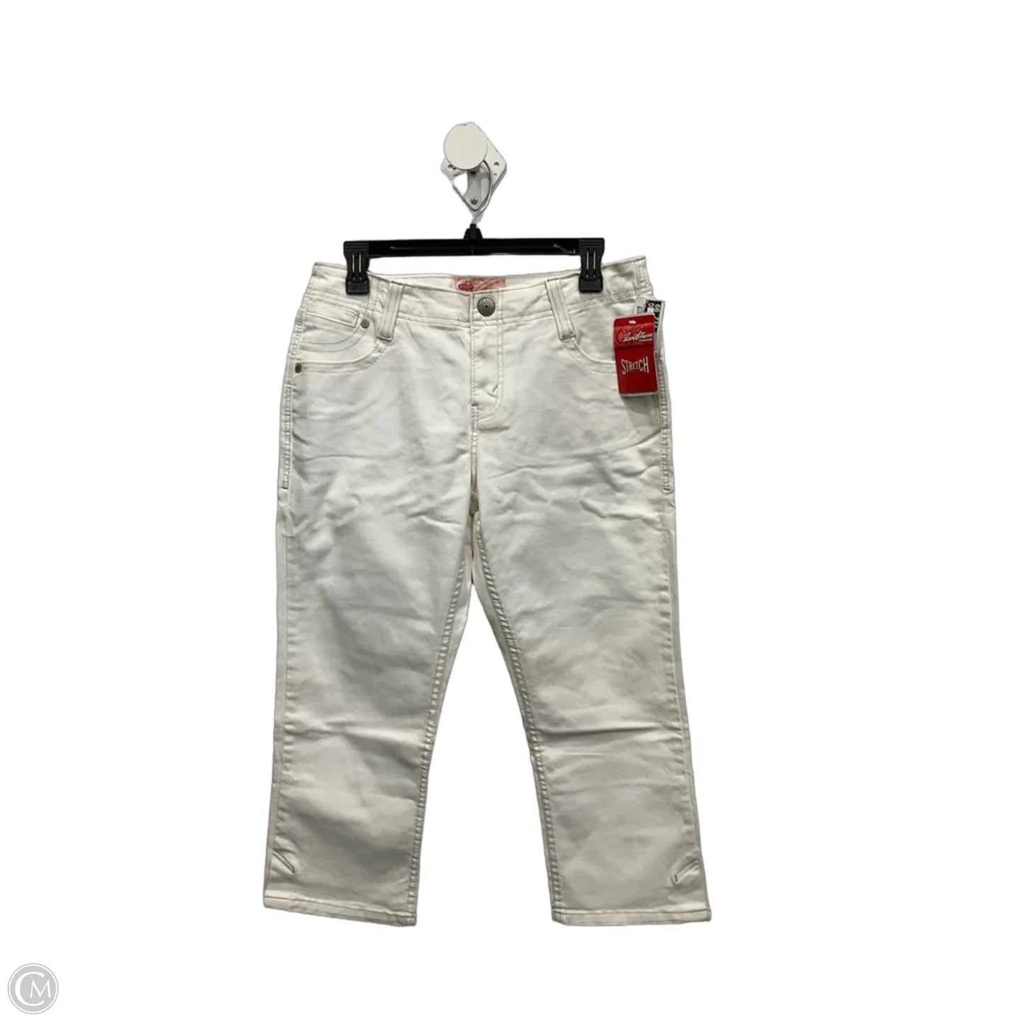 Capris By Levis In White Denim, Size: 8