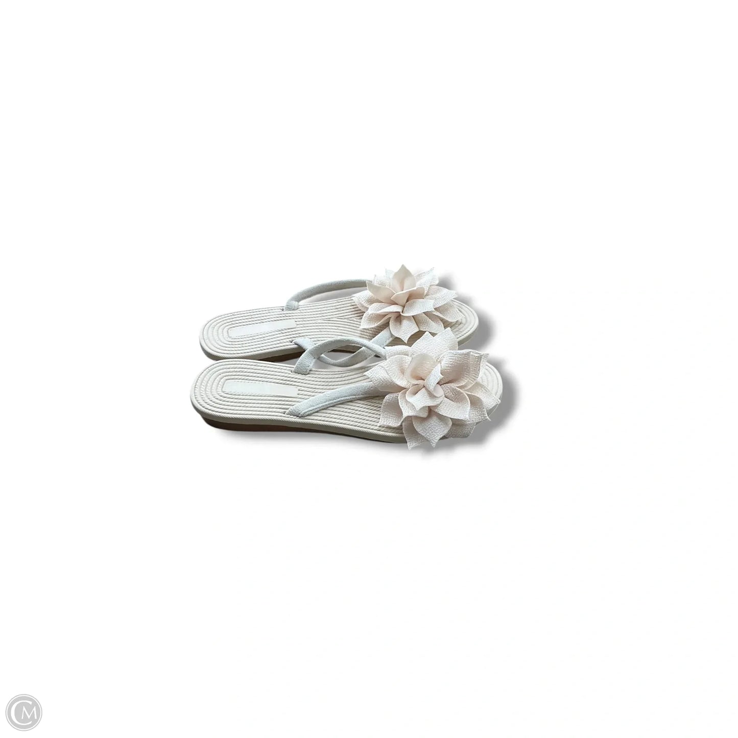 Sandals Flats By Clothes Mentor In Tan, Size: 6.5