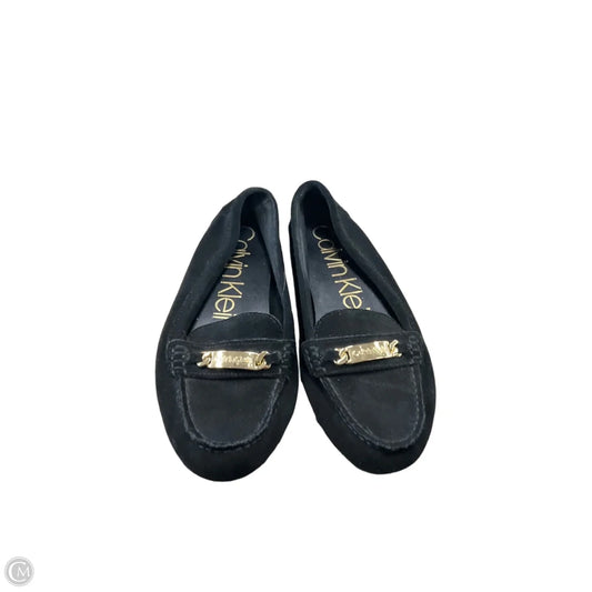 Shoes Flats By Calvin Klein In Black, Size: 7.5