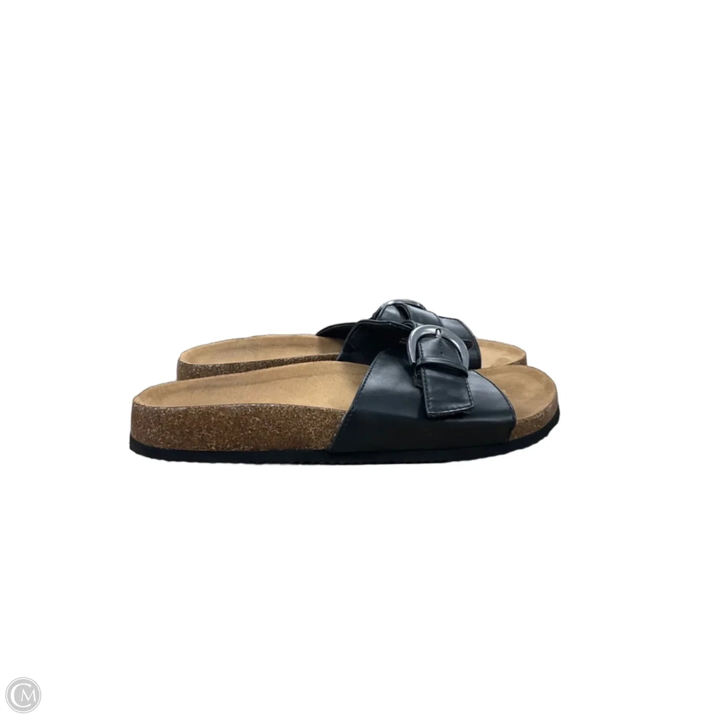 Sandals Flats By Torrid In Black, Size: 9