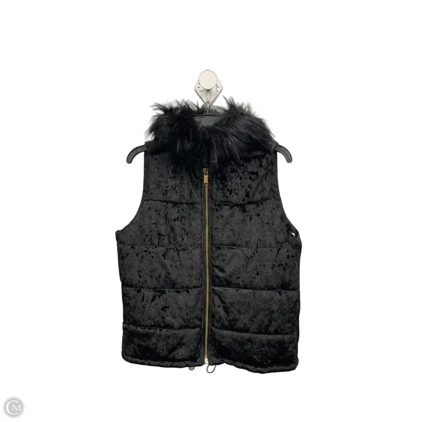 Vest Fleece By Michael By Michael Kors In Black, Size: S