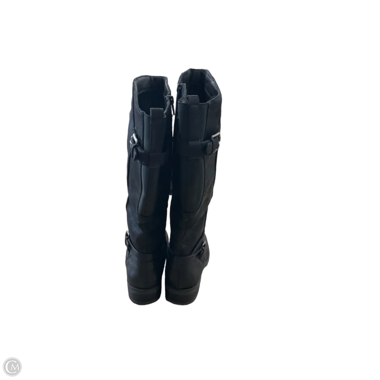 Boots Mid-calf Flats By Bare Traps In Black, Size: 9