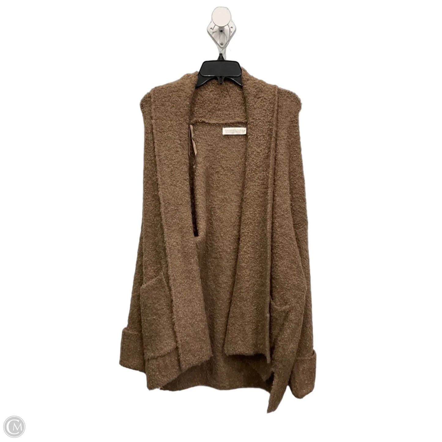 Sweater Cardigan By Abercrombie And Fitch In Brown, Size: M