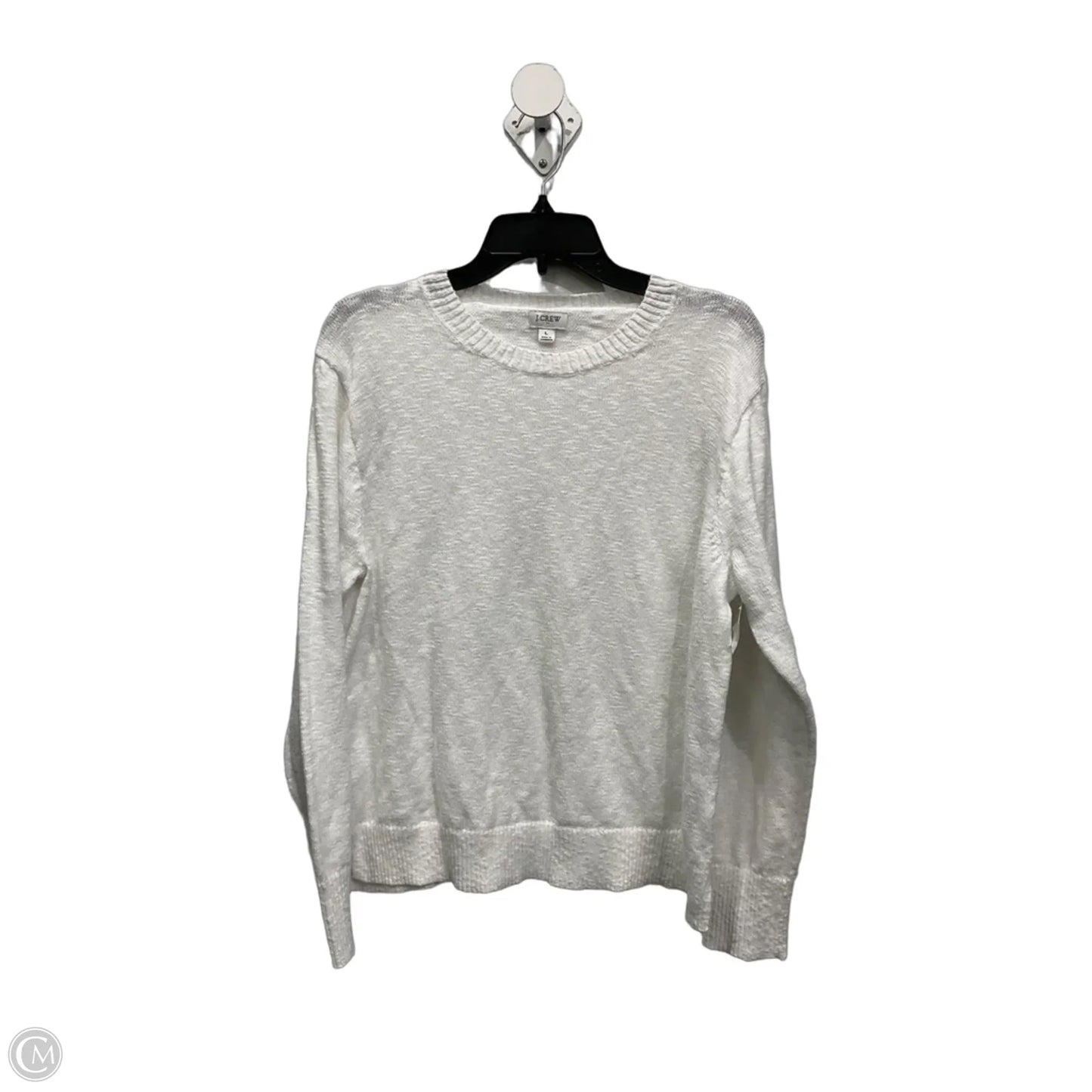 Sweater By J. Crew In White, Size: L
