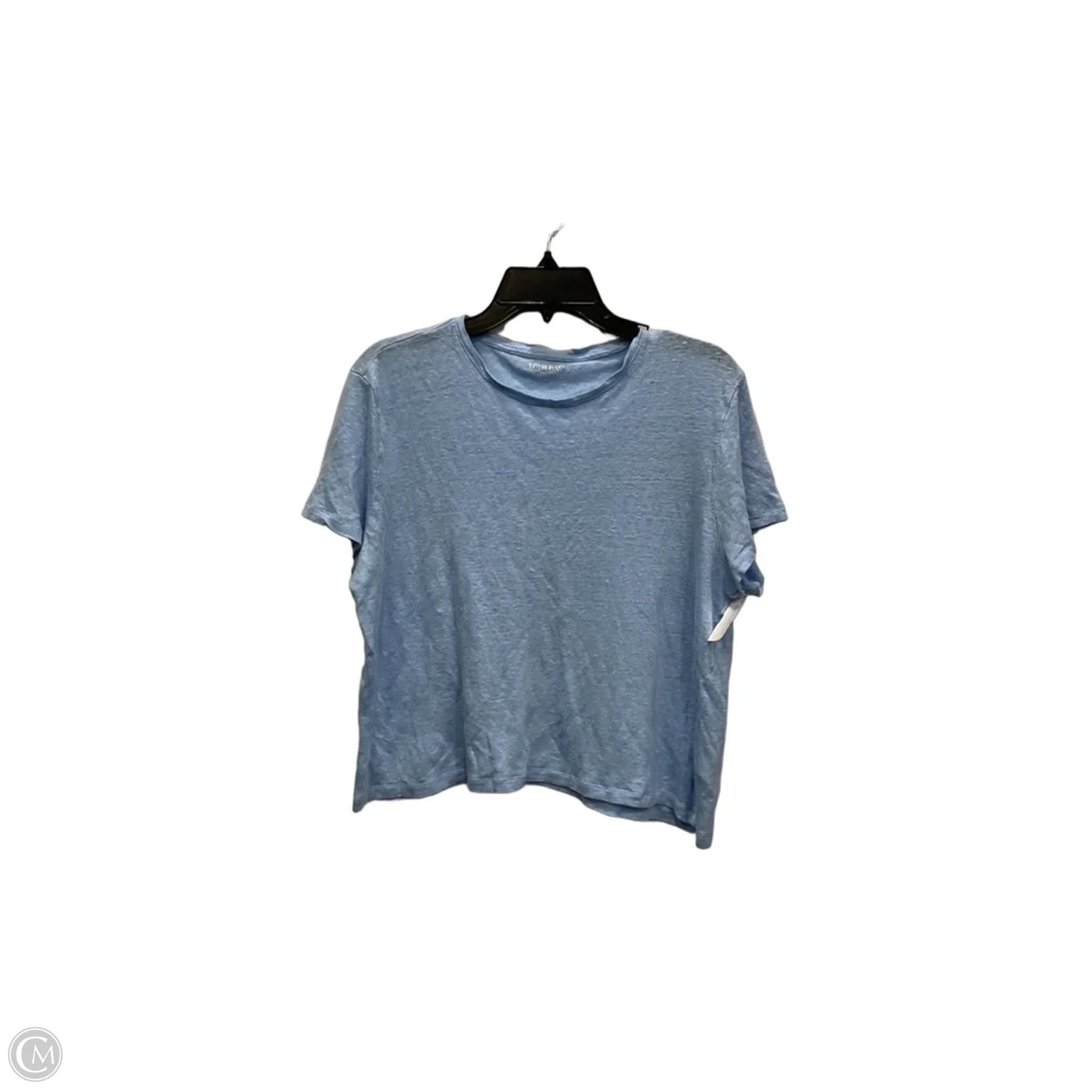 Top Short Sleeve By J. Crew In Blue, Size: L