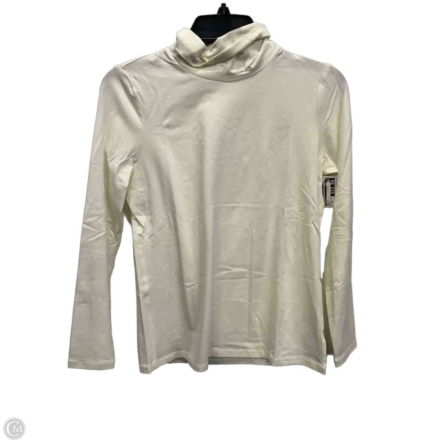 Top Long Sleeve By Talbots In Cream, Size: Sp