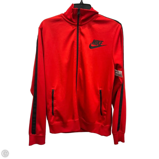 Athletic Jacket By Nike Apparel In Red, Size: M
