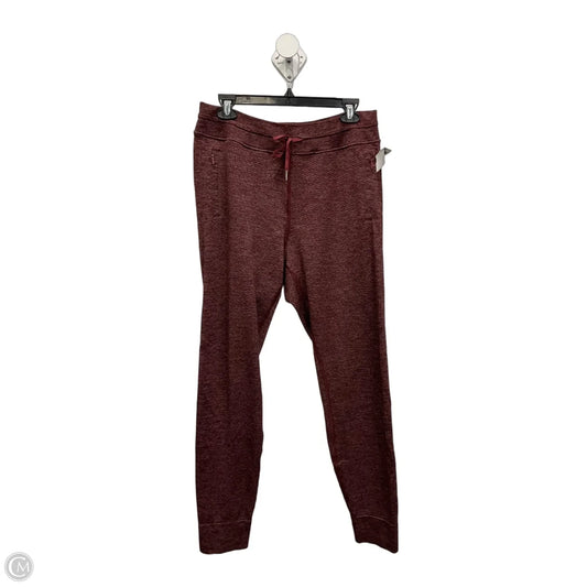 Athletic Leggings By Lululemon In Red, Size: M