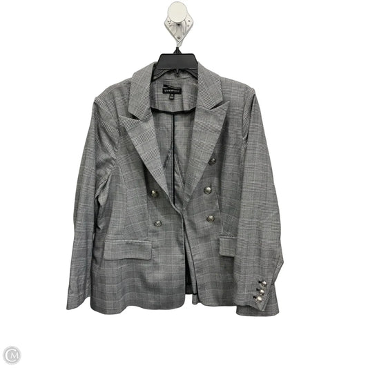 Blazer By Lane Bryant In Grey, Size: 1x