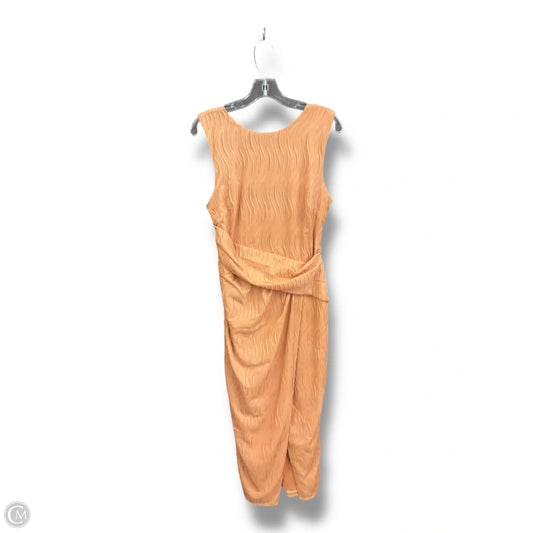 Dress Casual Midi By Asos In Coral, Size: M
