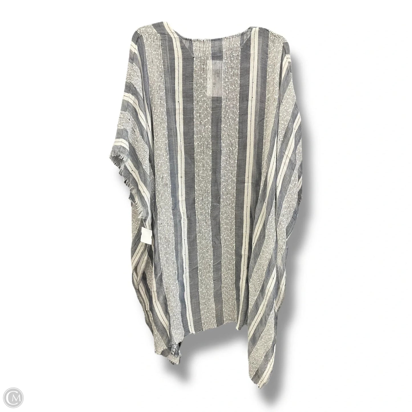 Swimwear Cover-up By Evereve In Blue & White, Size: Osfm