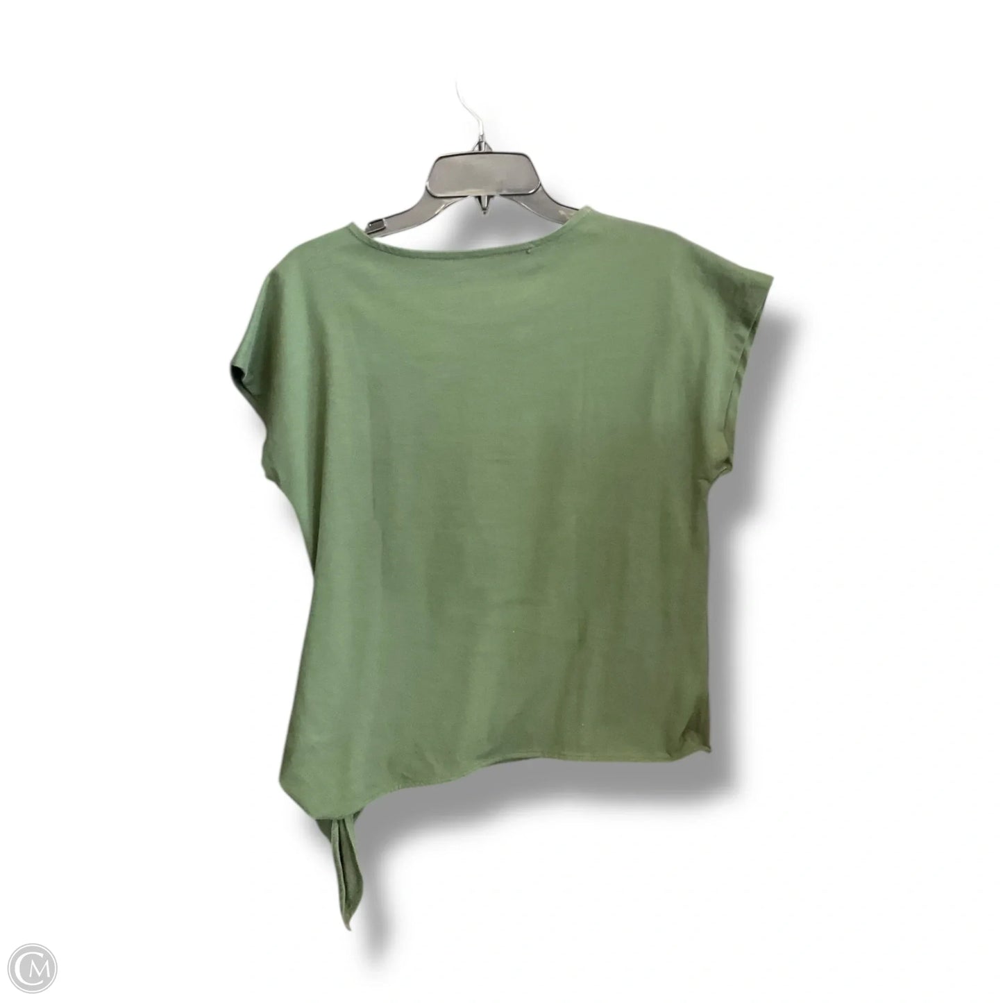 Top Short Sleeve Basic By Loft In Green, Size: M