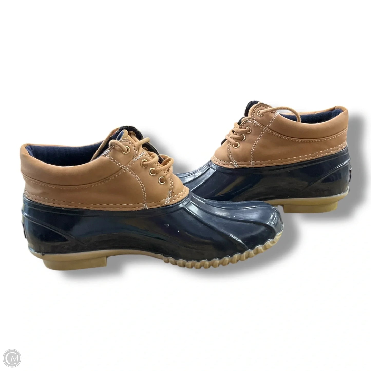 Boots Ankle Flats By Tommy Hilfiger In Navy, Size: 8