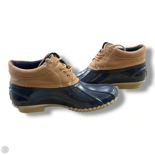 Boots Ankle Flats By Tommy Hilfiger In Navy, Size: 8