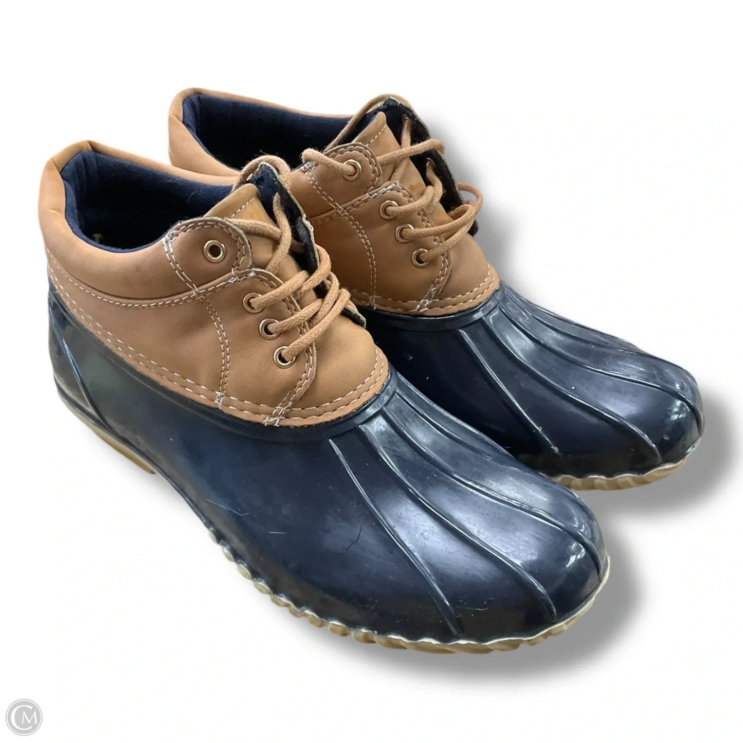 Boots Ankle Flats By Tommy Hilfiger In Navy, Size: 8