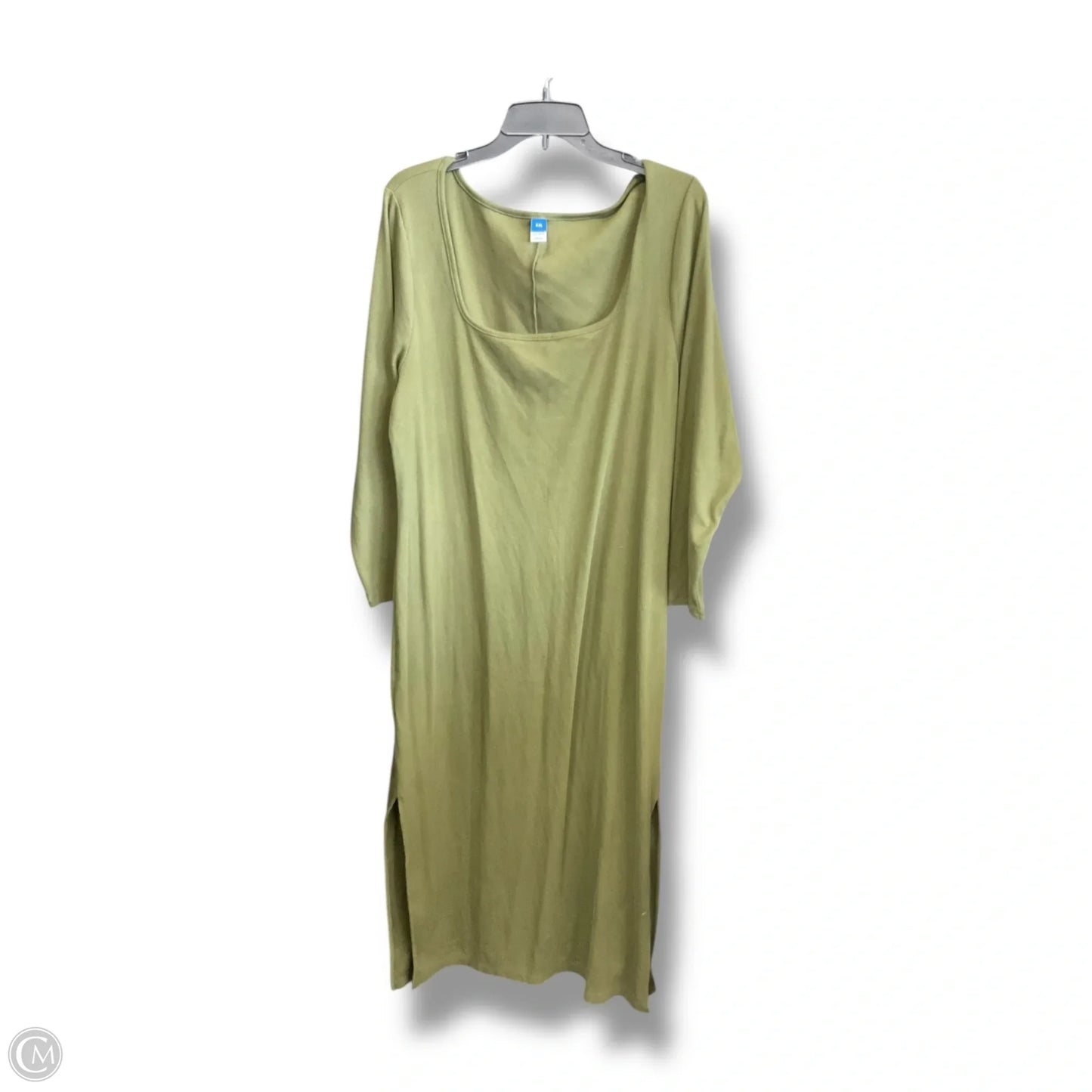 Dress Casual Maxi By Old Navy In Green, Size: Xxl