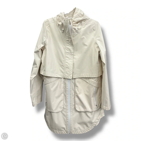 Coat Raincoat By Calia In Cream, Size: S