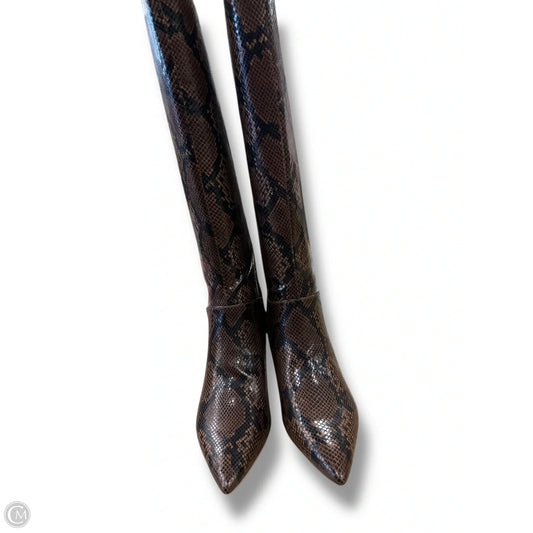 Boots Mid-calf Heels By Jessica Simpson In Animal Print, Size: 8