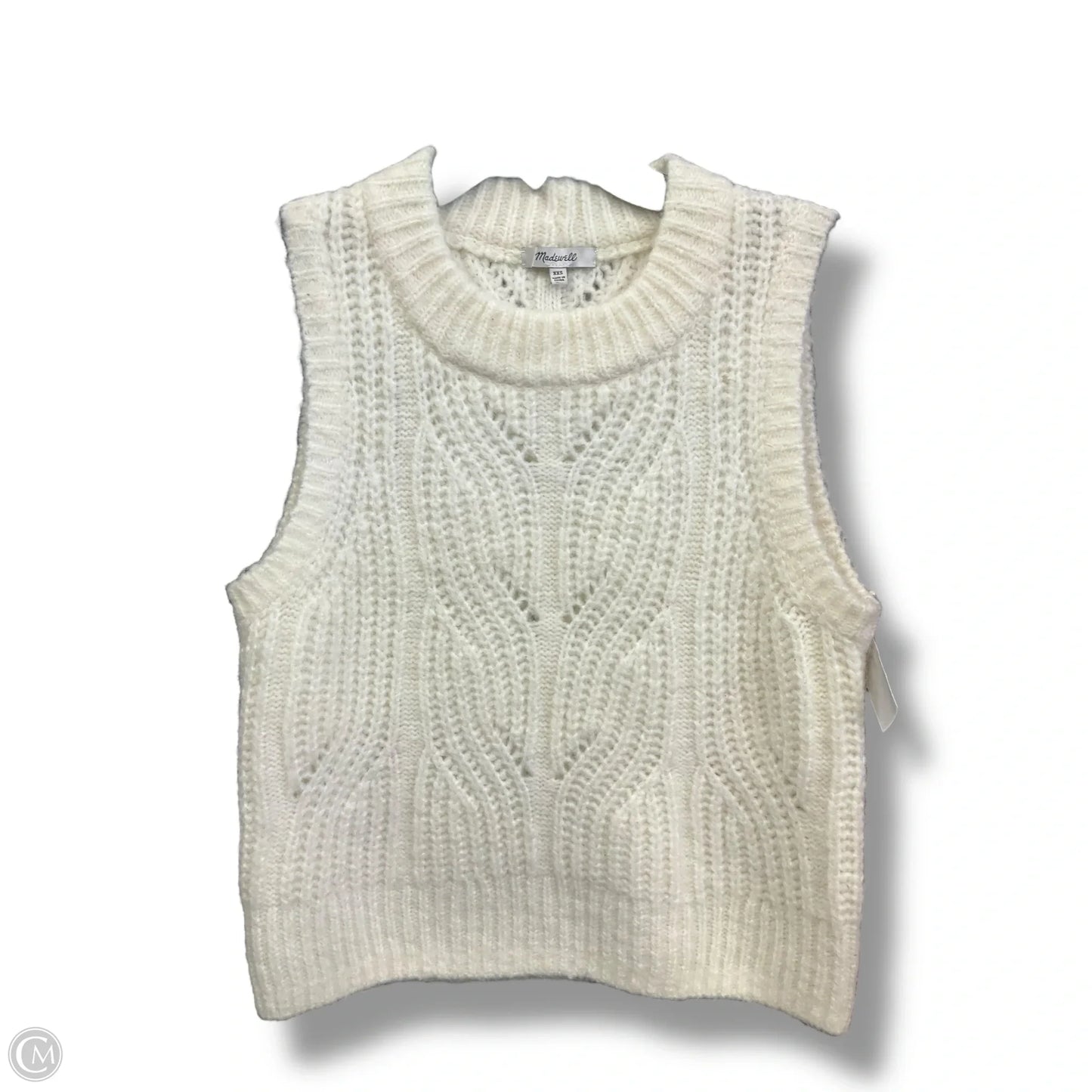 Vest Sweater By Madewell In Cream, Size: Xxs