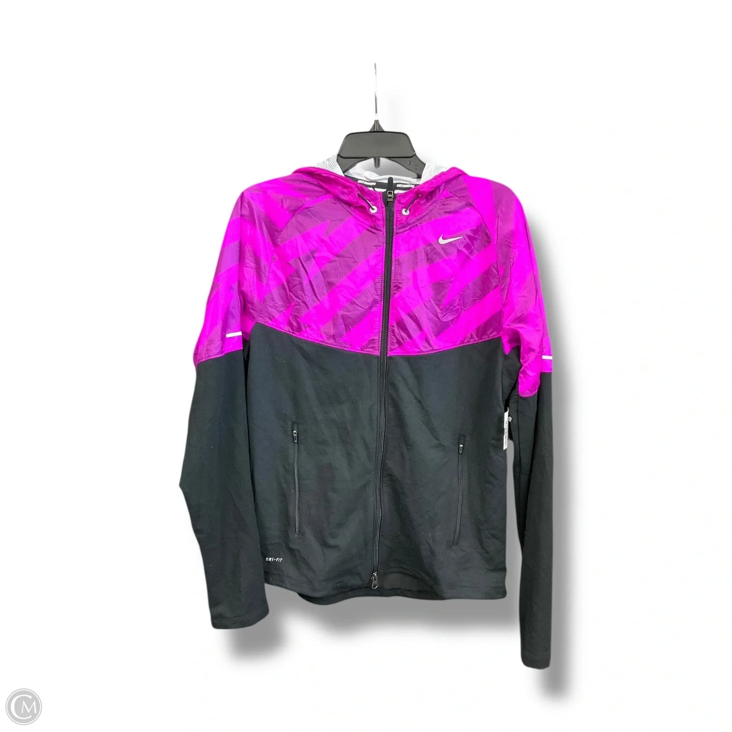 Athletic Jacket By Nike Apparel In Multi-colored, Size: M