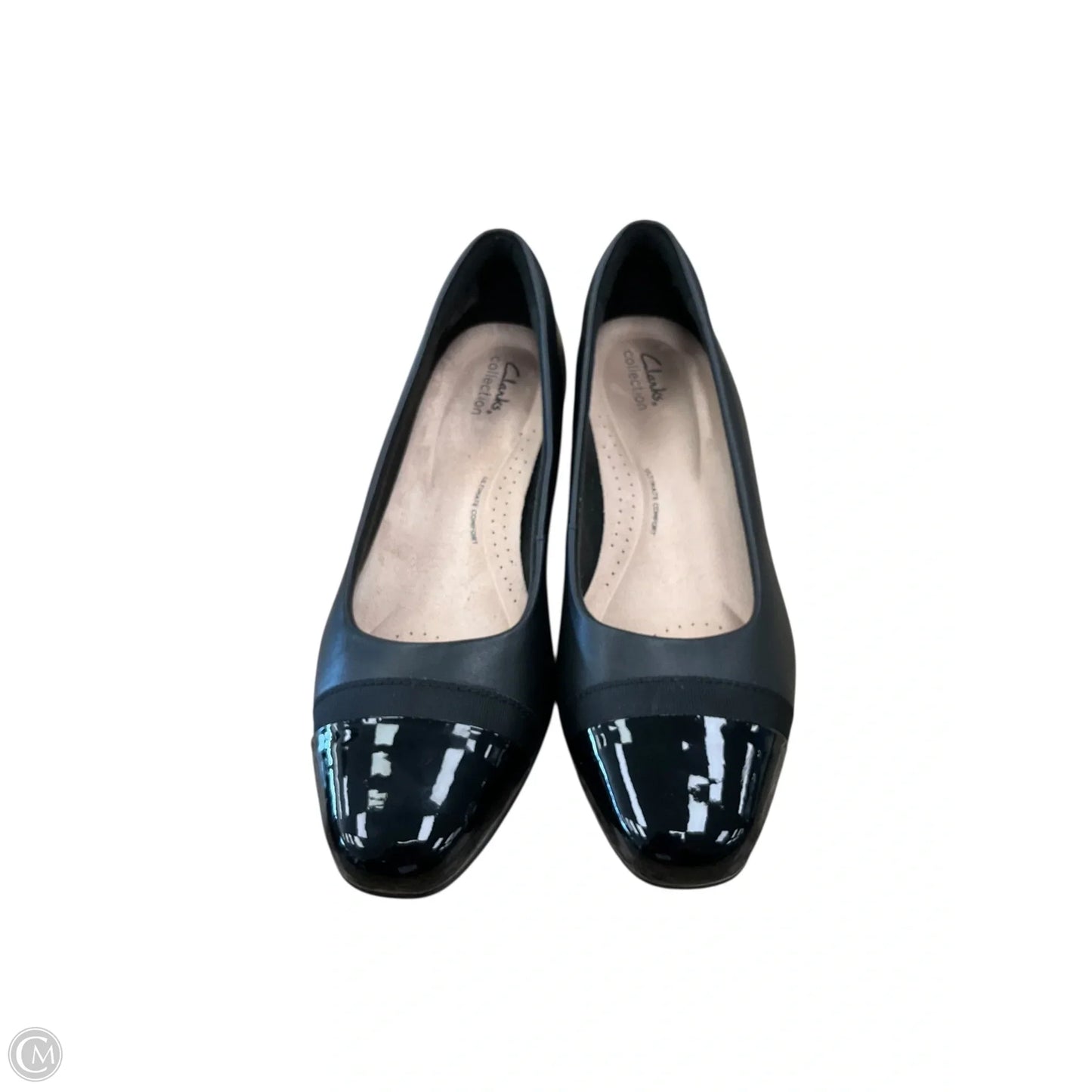 Shoes Flats By Clarks In Black, Size: 11