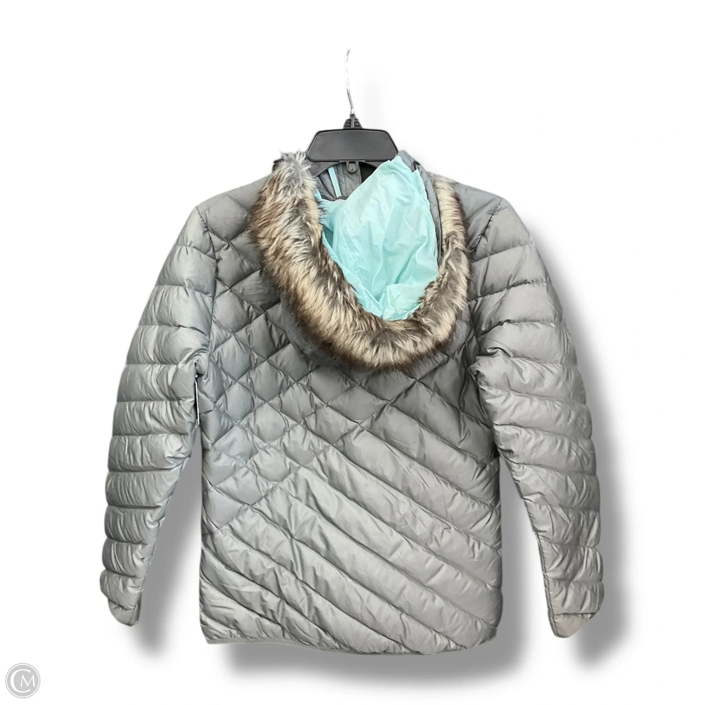 Coat Puffer & Quilted By Eddie Bauer In Grey, Size: S