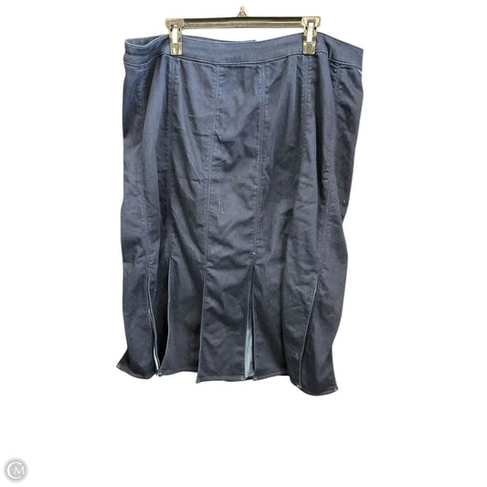 Skirt Maxi By Lane Bryant In Blue Denim, Size: 20