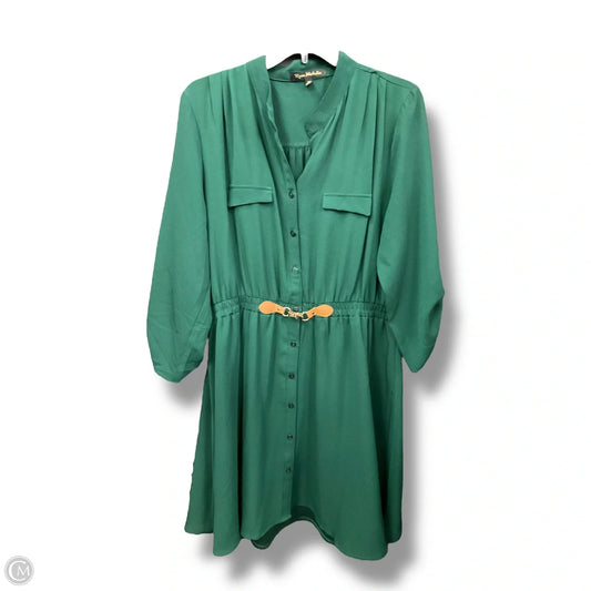 Top Long Sleeve By Clothes Mentor In Green, Size: 2x