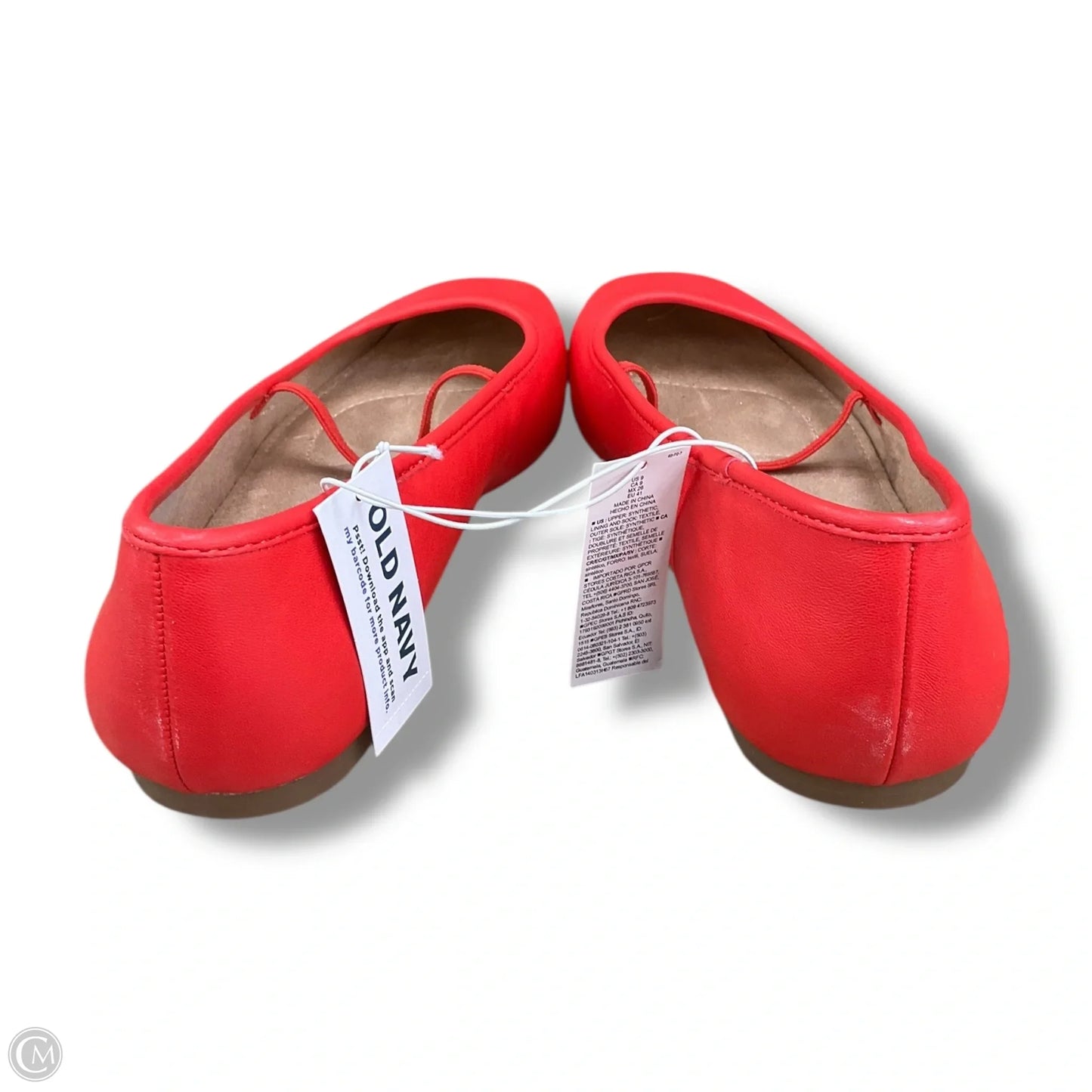 Shoes Flats By Old Navy In Red, Size: 9