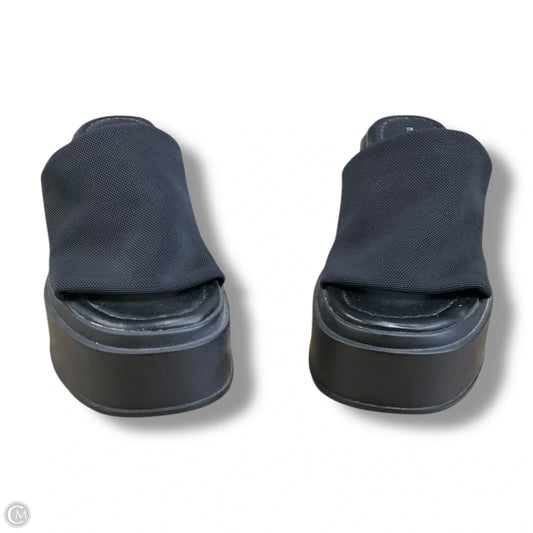 Sandals Heels Platform By Madden Girl In Black, Size: 7
