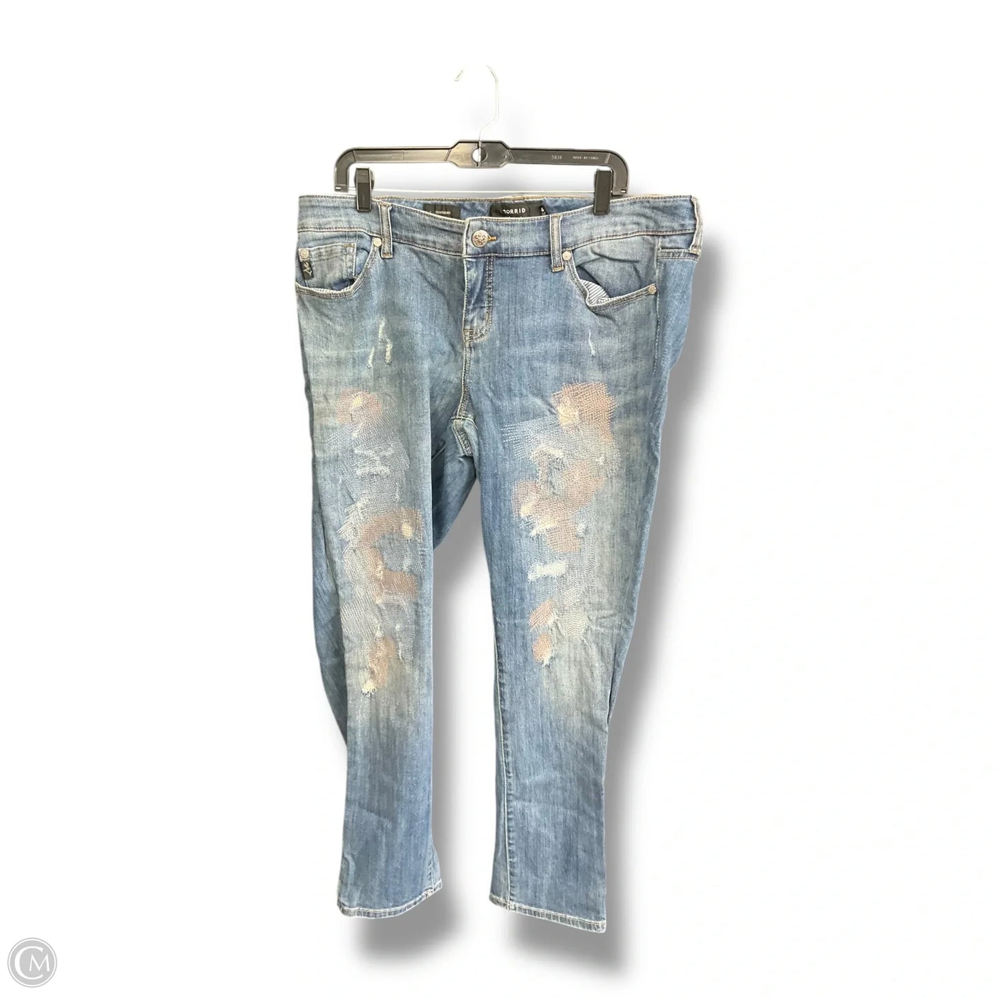 Jeans Cropped By Old Navy In Blue Denim, Size: 16