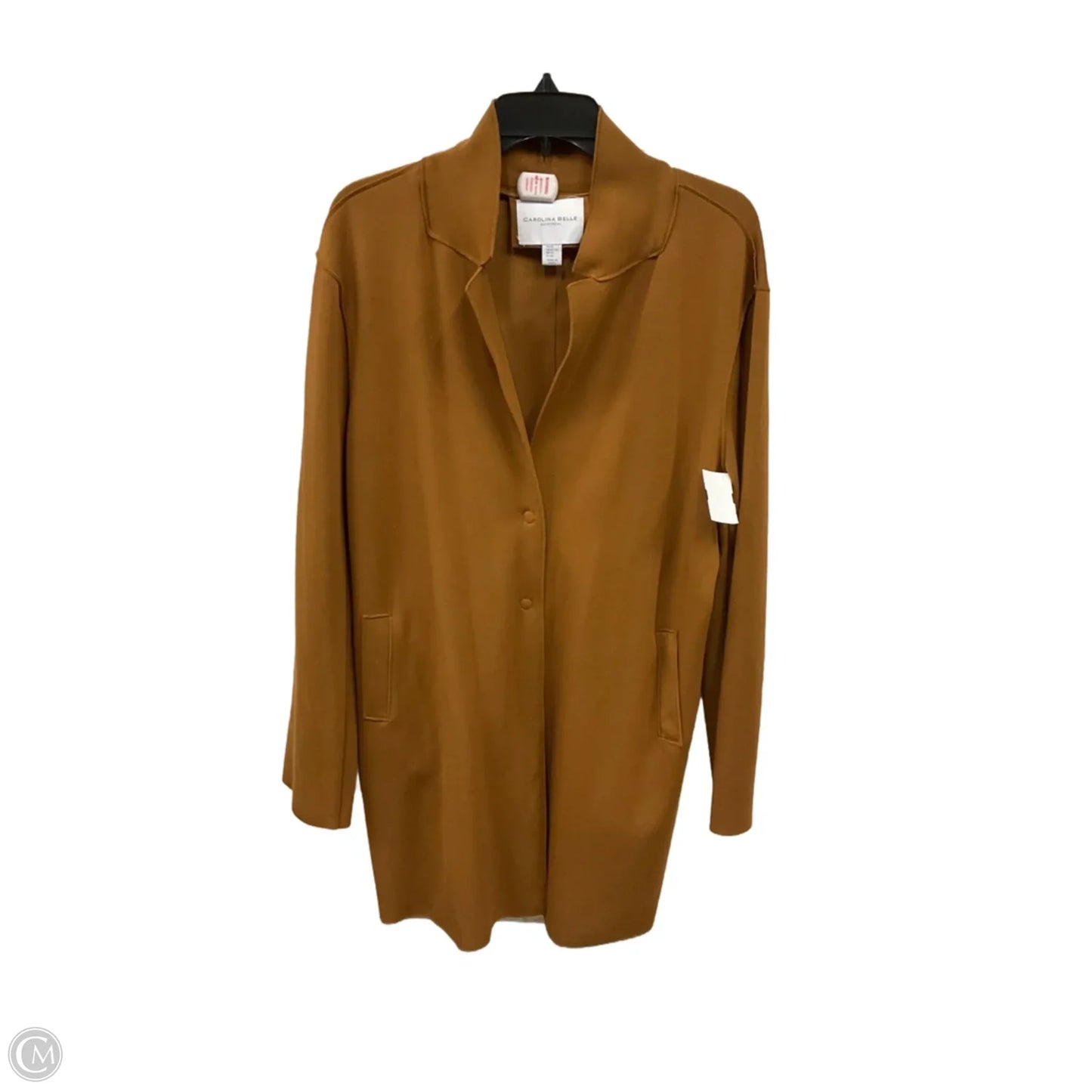 Jacket Moto By Carolina Belle In Brown, Size: Xl