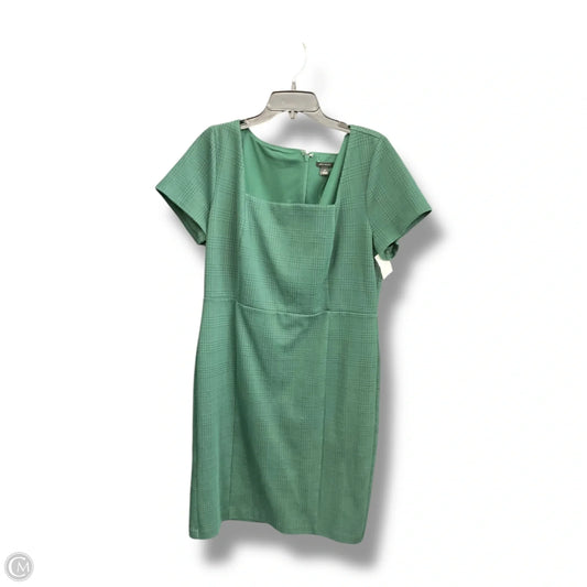 Dress Work By Ann Taylor In Green, Size: Xl