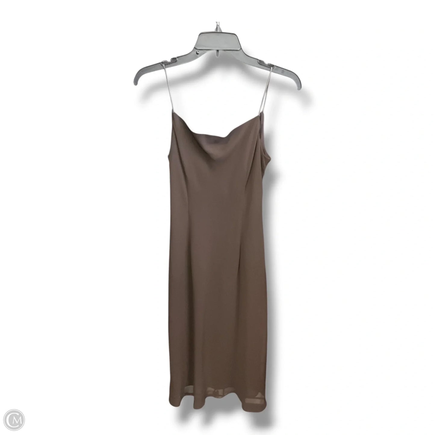 Dress Casual Midi By Sandra Darren In Brown, Size: S