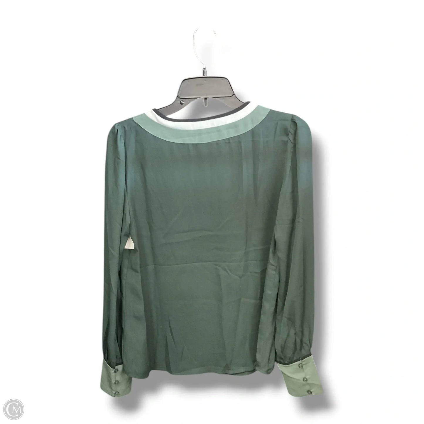 Top Long Sleeve By Express In Green, Size: Sp
