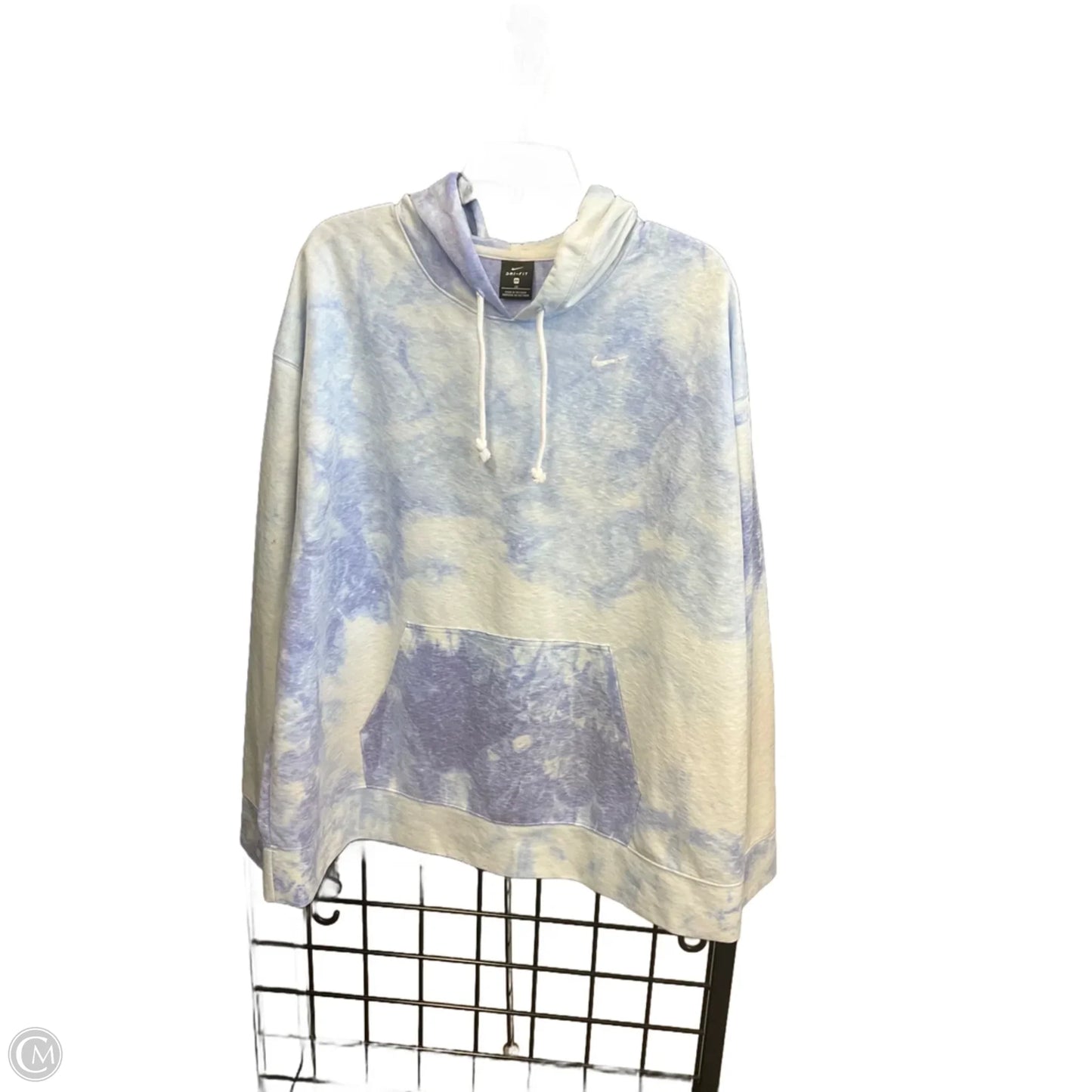 Athletic Sweatshirt Hoodie By Nike Apparel In Blue, Size: 2x