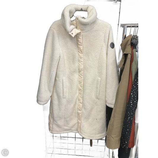 Coat Puffer & Quilted By Talbots In Cream, Size: S