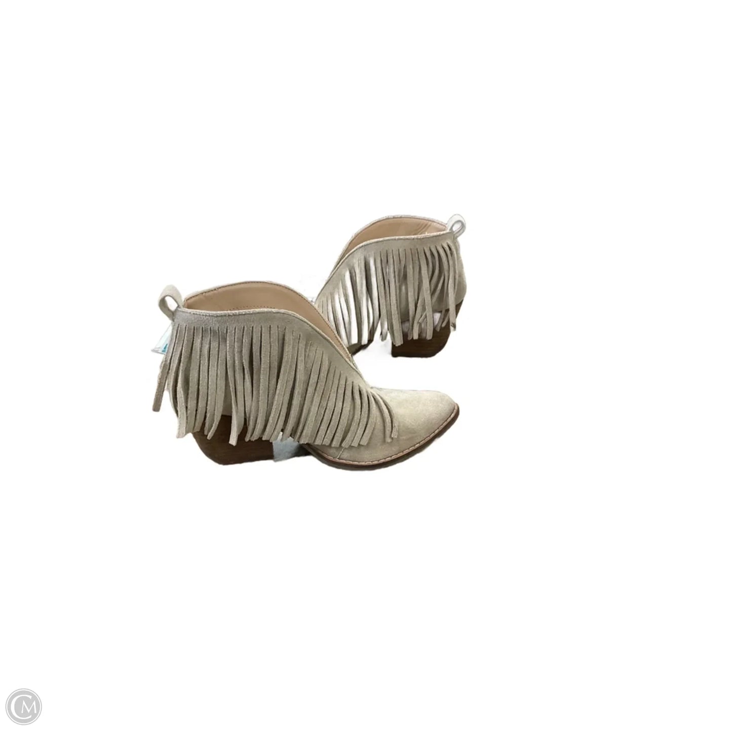Boots Ankle Heels By Coconuts In Tan, Size: 6.5